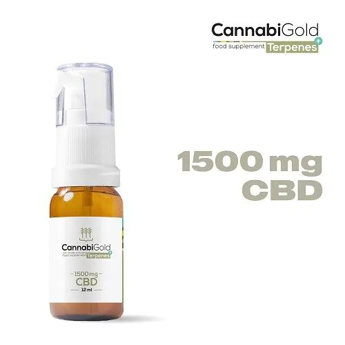 CannabiGold Terpenes+ 1500 mg CBD 12 ml
