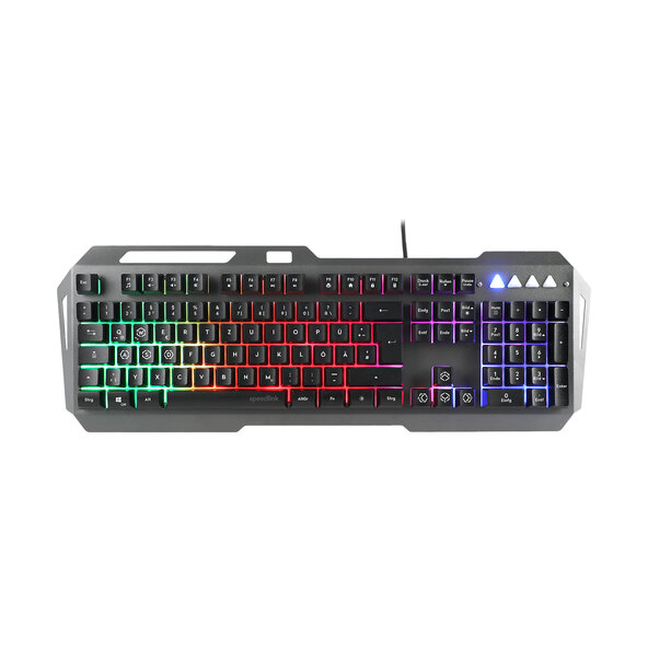 Set de gaming iluminat LUNERA, negru