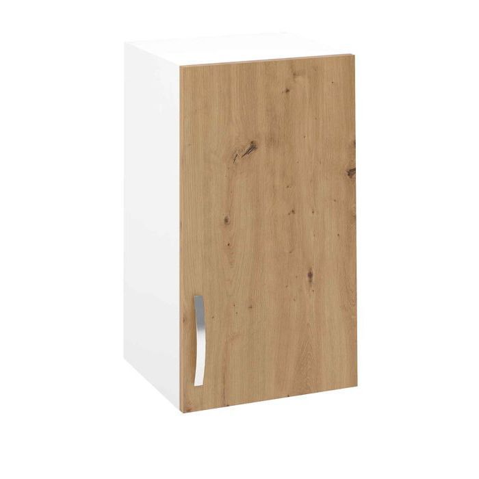 Keukenwandkast met 1 deur, afwerking Albar Oak - Hoogte 70 x Lengte 40 x Diepte 35 cm