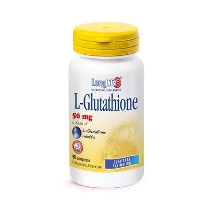 LONG LIFE LongLife L-Glutathion 50 mg 90 tabletten Antioxidant voedingssupplement
