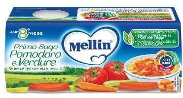 MELLIN Mellin First Saucen 2 x 80 g Tomaten- und Gemüsesauce