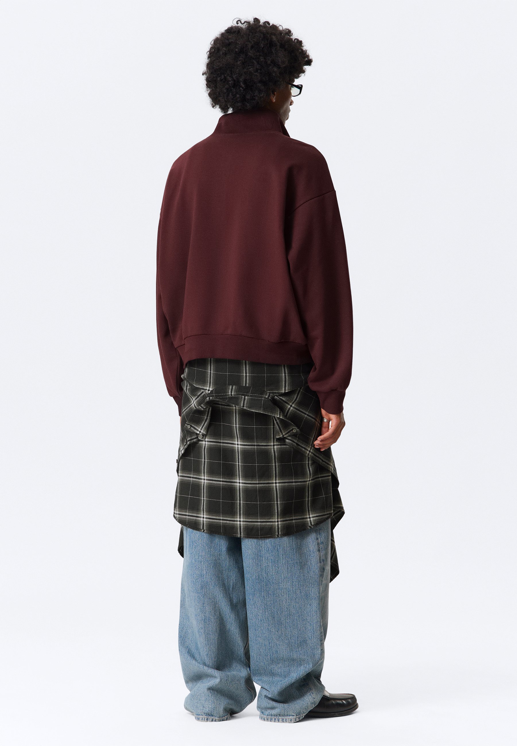 Weekday LOOSE - Sweatshirt - bordeauxrood