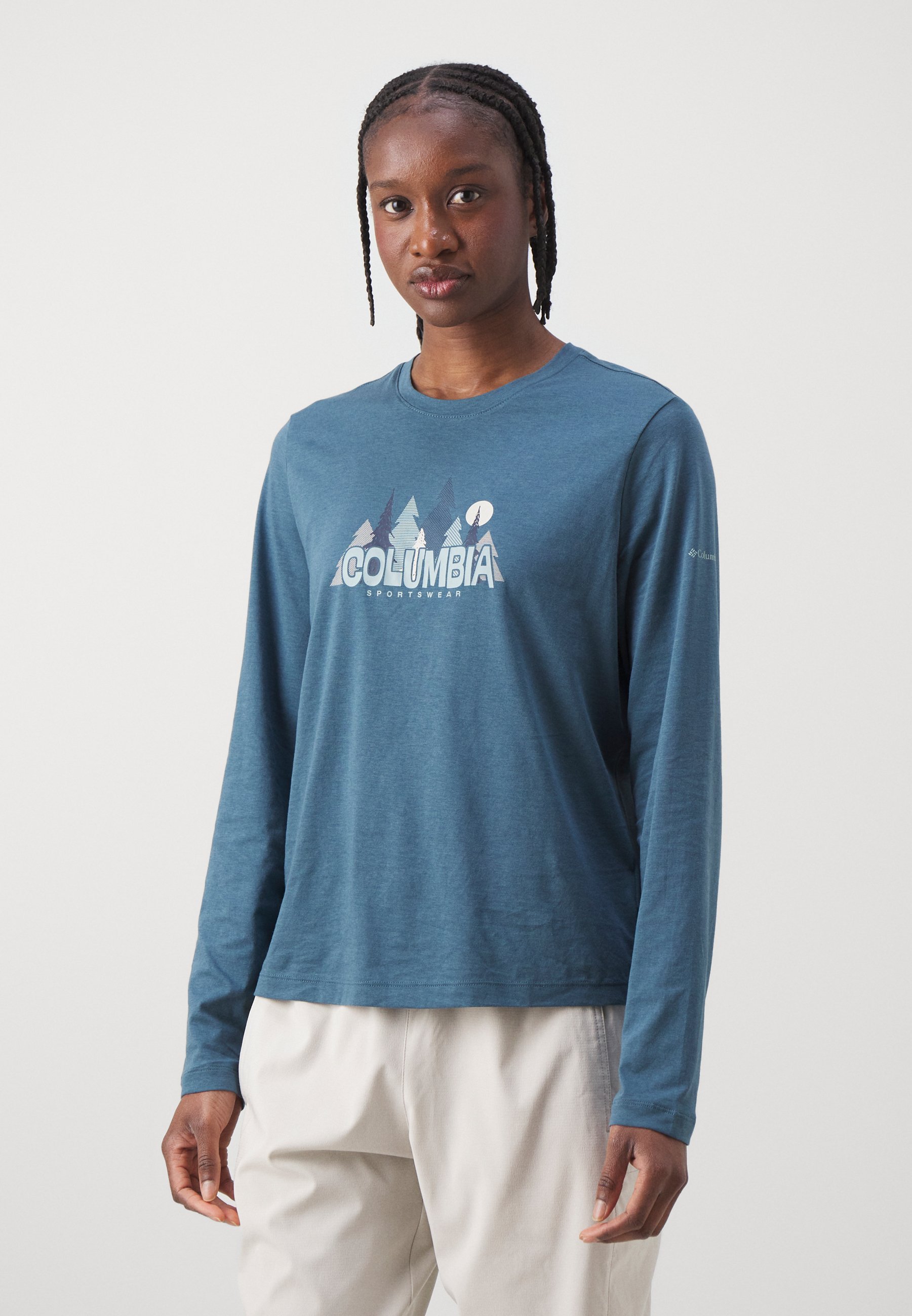 Columbia RUBY SPRINGS™ GRAPHIC TEE - Hosszú ujjú felső - örökkék