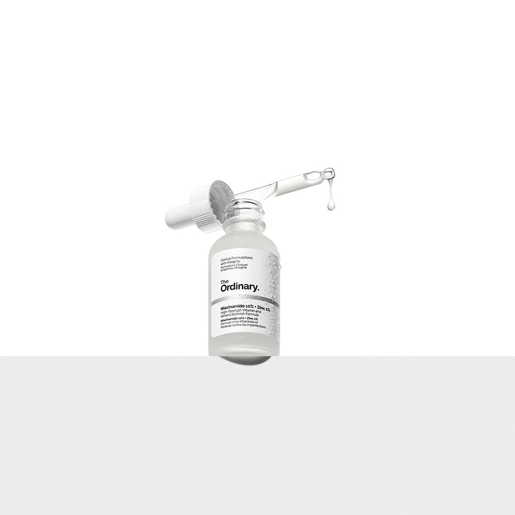 „The Ordinary“ drėkinamasis serumas nuo spuogų su niacinamidu 10 % + cinku 1 % – 30 ml