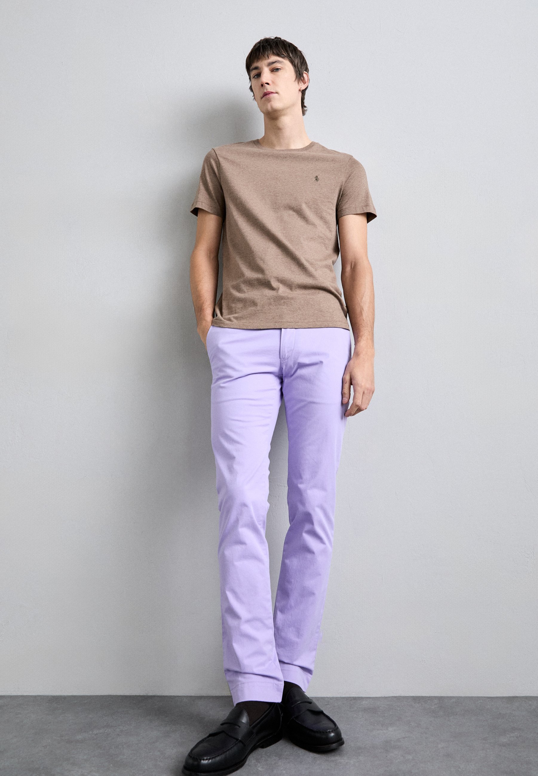 Pantaloni chino slim fit elasticizzati Polo Ralph Lauren - Chinos - viola cipria