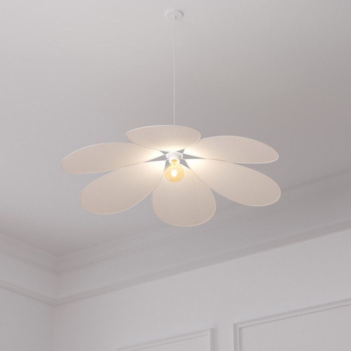 Naya beige hanglamp met bloemblaadjes, 72 cm diameter - Atmosphera Interior Designer