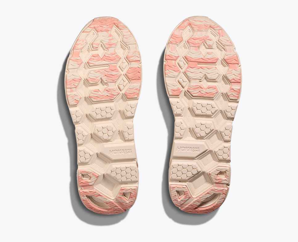 HOKA Vibrant Bloom Clifton L Vanille / Trockenerde