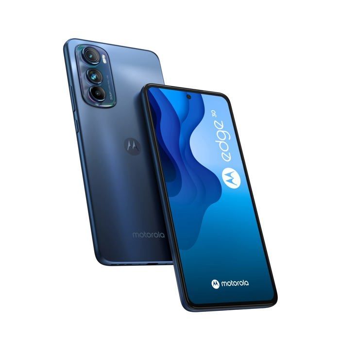 Smartphone Motorola Edge30 5G desbloqueado, 128 GB, sin tarjeta SIM, doble SIM - Gris meteoro, versión francesa