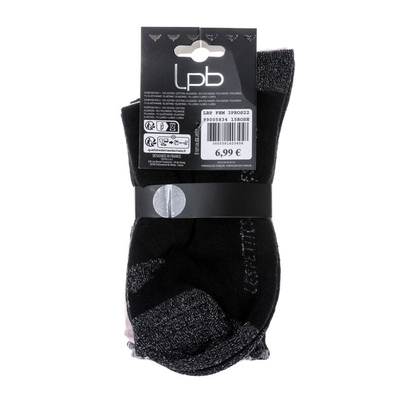 Calcetines y medias rosas para mujer