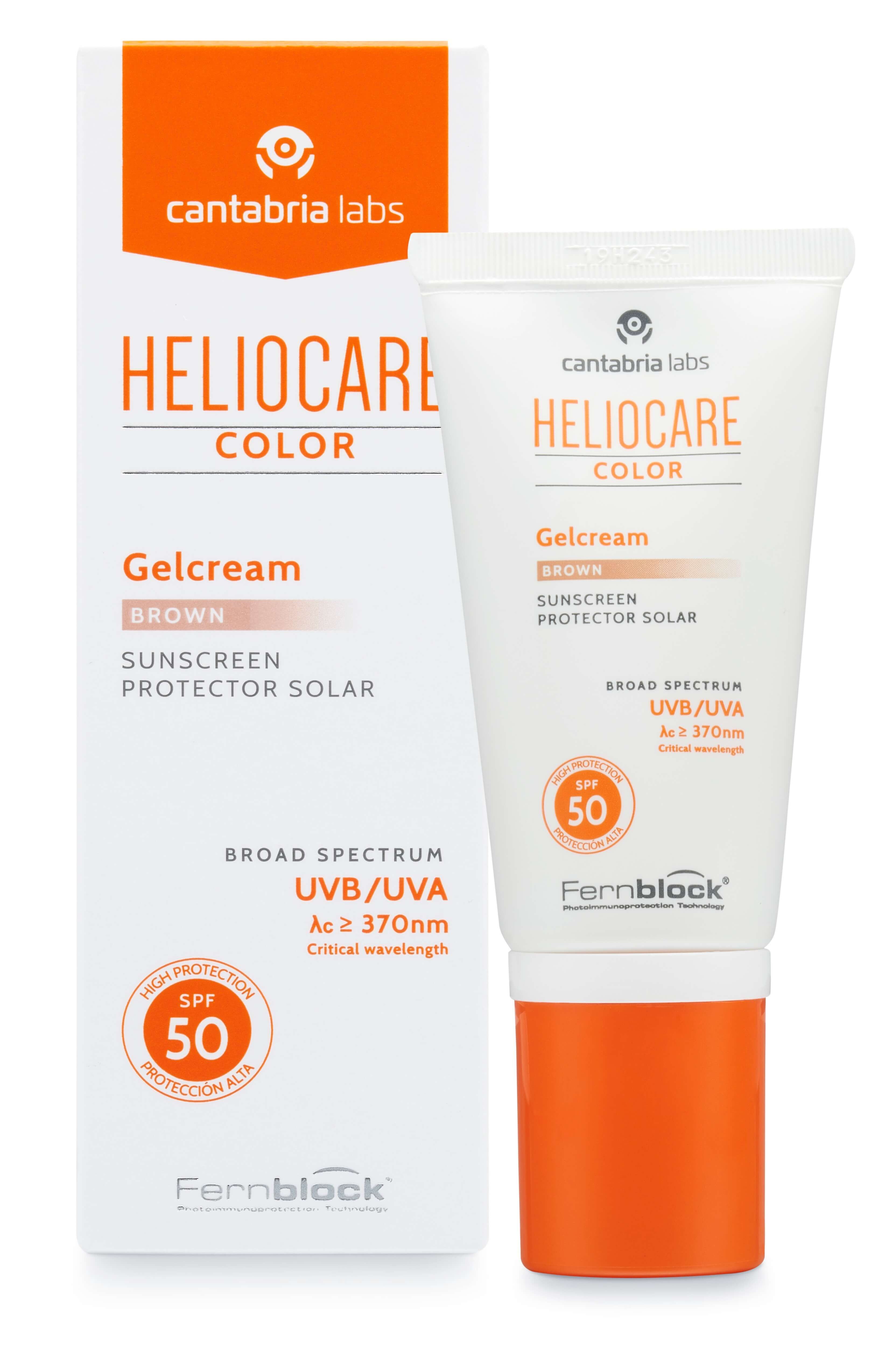 „Heliocare“ spalvotas gelis-kremas SPF 50 Apsauga nuo saulės vaistinėje
