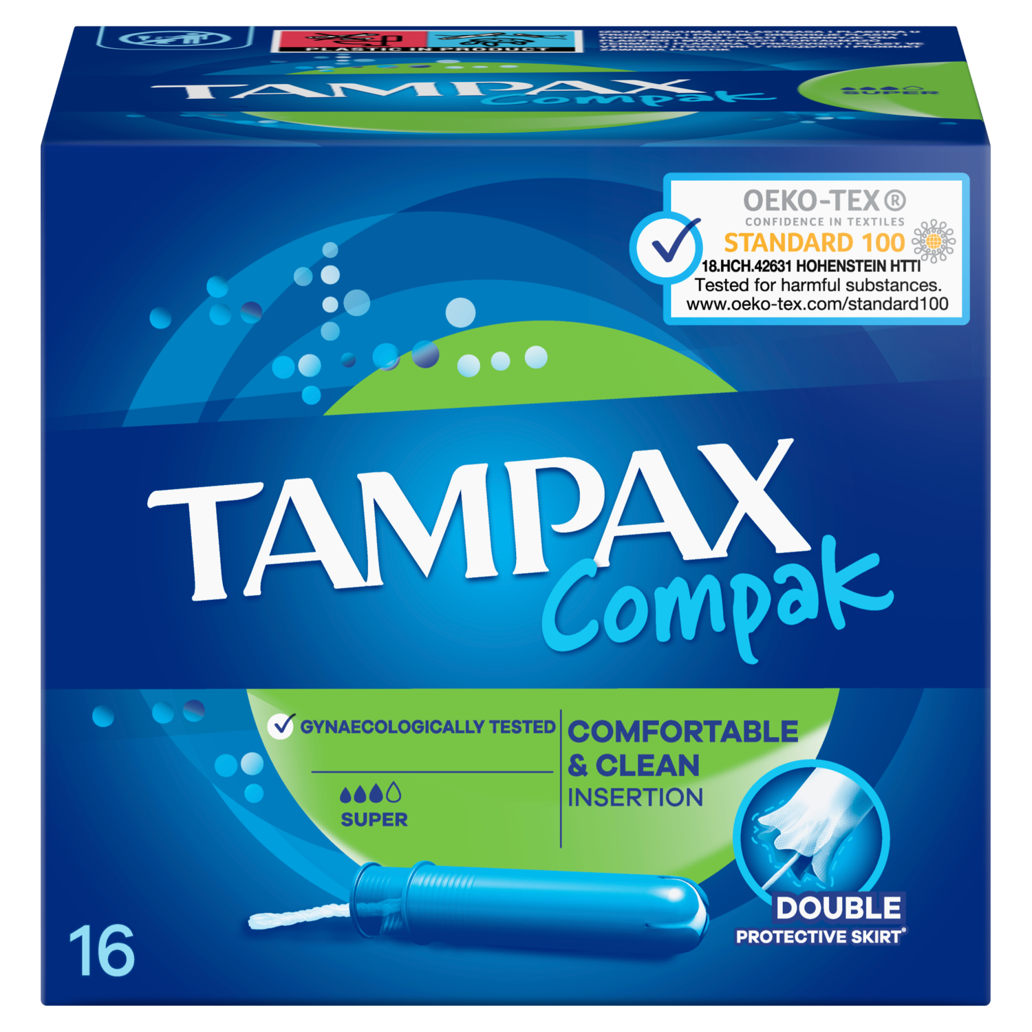Tampax tampon 16 db Discreet Compak