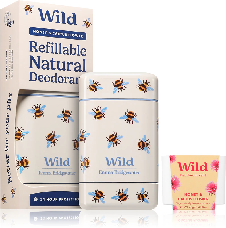Wild Honey & Cactus Flower Bee Case Deodorant Stick met etui