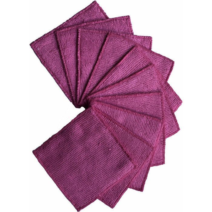 Lot de 10 Carrés Démaquillants Lavables en Bambou – Réutilisables, Doux et Absorbants – Format 10x10 cm