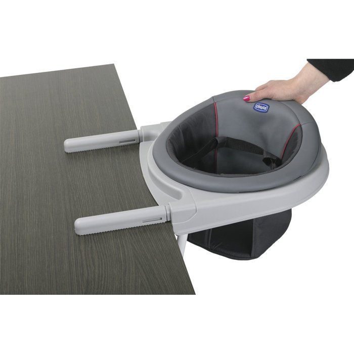 Cadeira de mesa infantil Chicco - 360° - Fixação segura - Cor pedra