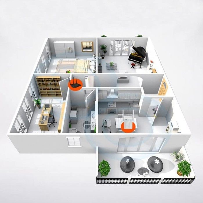 Répéteur Wi-Fi 750 Mbps - Tenda - A15 - Dual-band 2.4/5 GHz - Couverture 120 m² - Montage mural