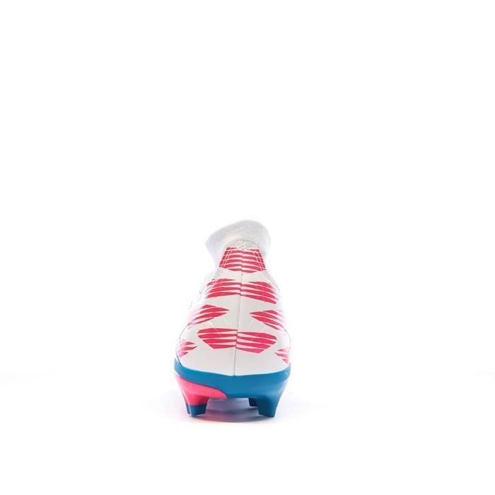 Scarpe da calcio Adidas Predator League II FG da uomo, bianche/rosa