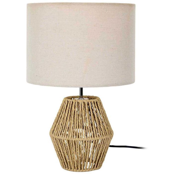 Lampe à poser avec abat-jour corde tressée Lina