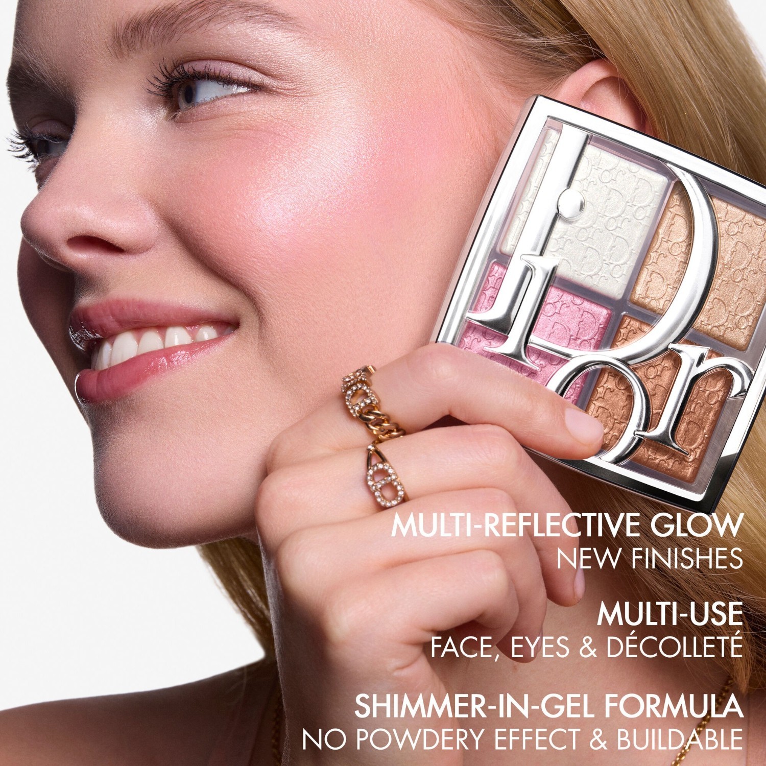 DIOR osvetljevalec Dior Backstage Glow Maximizer paleta - 10 g