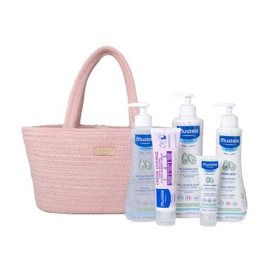 Mustela Baby Skin Care Essentials Mandje Roze 1 stuk 1 stuk