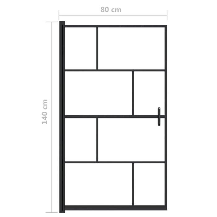 vidaXL Mampara de ducha Mampara de bañera Mampara de ducha Mampara de bañera Mampara de baño Mampara de ducha Mampara de bañera Accesorio de baño Interior del hogar 150749