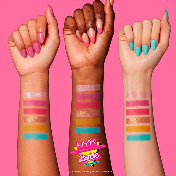 Paleta Barbie na cesty