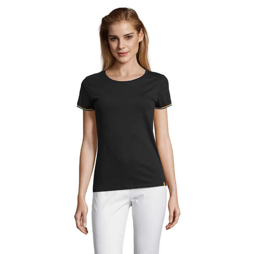 Sols Regenbogen Kurzarm-T-Shirt