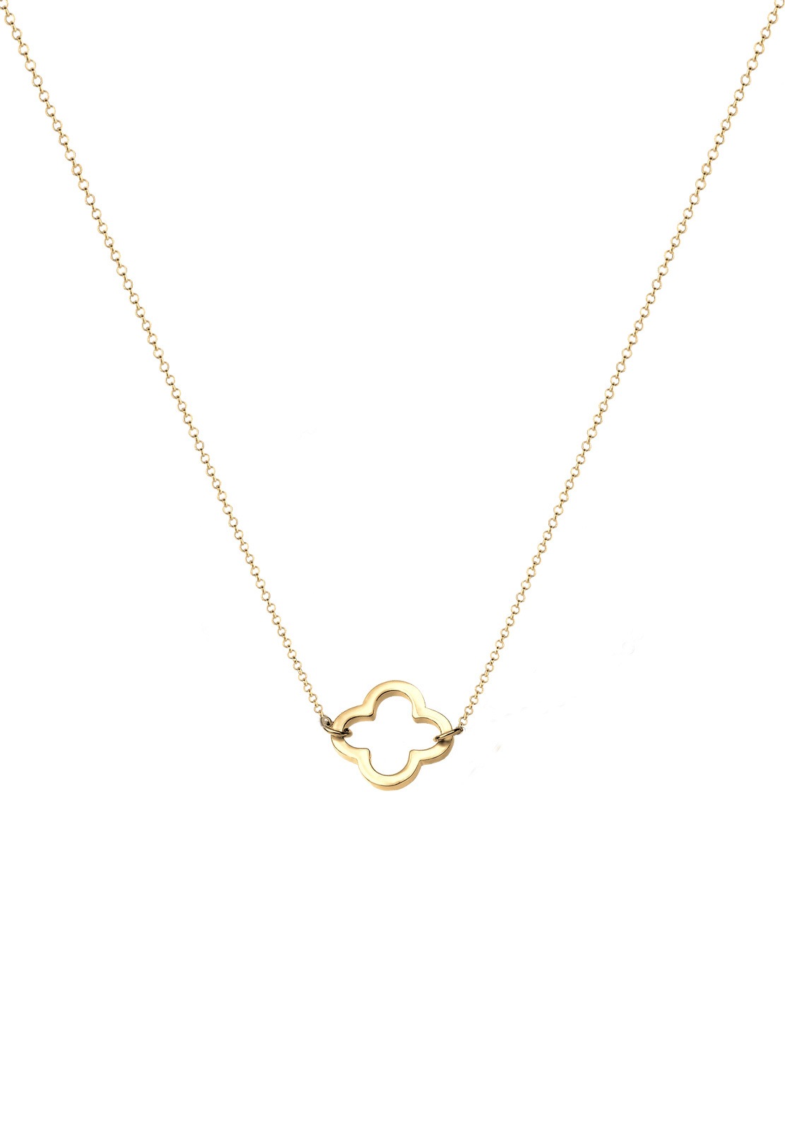 Elli Femmes Trèfle Filigrane Porte-bonheur en Argent Sterling 925