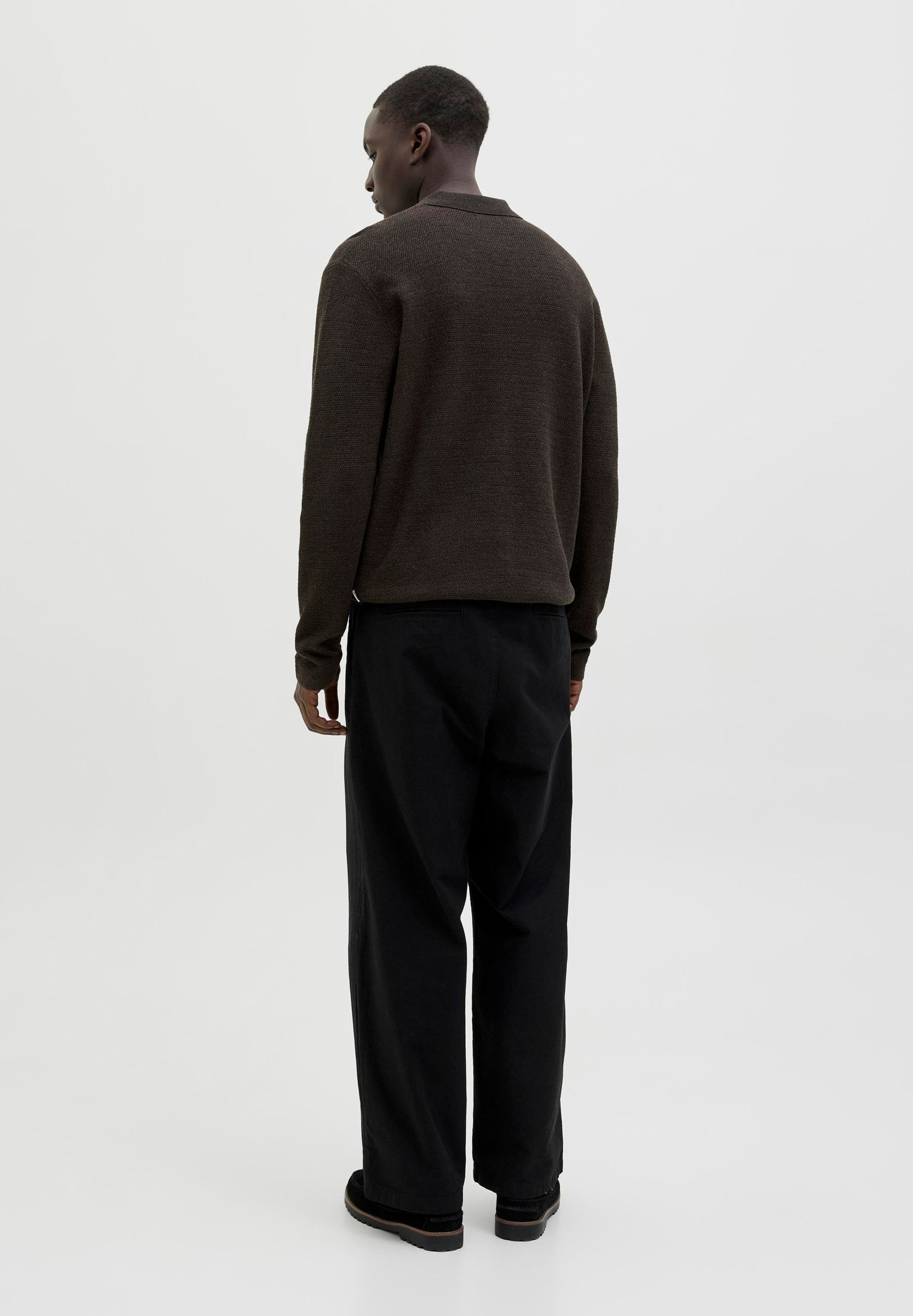 Jack & Jones JJEGEORGE LS SN - Poloshirt - heerlijke details met zwart