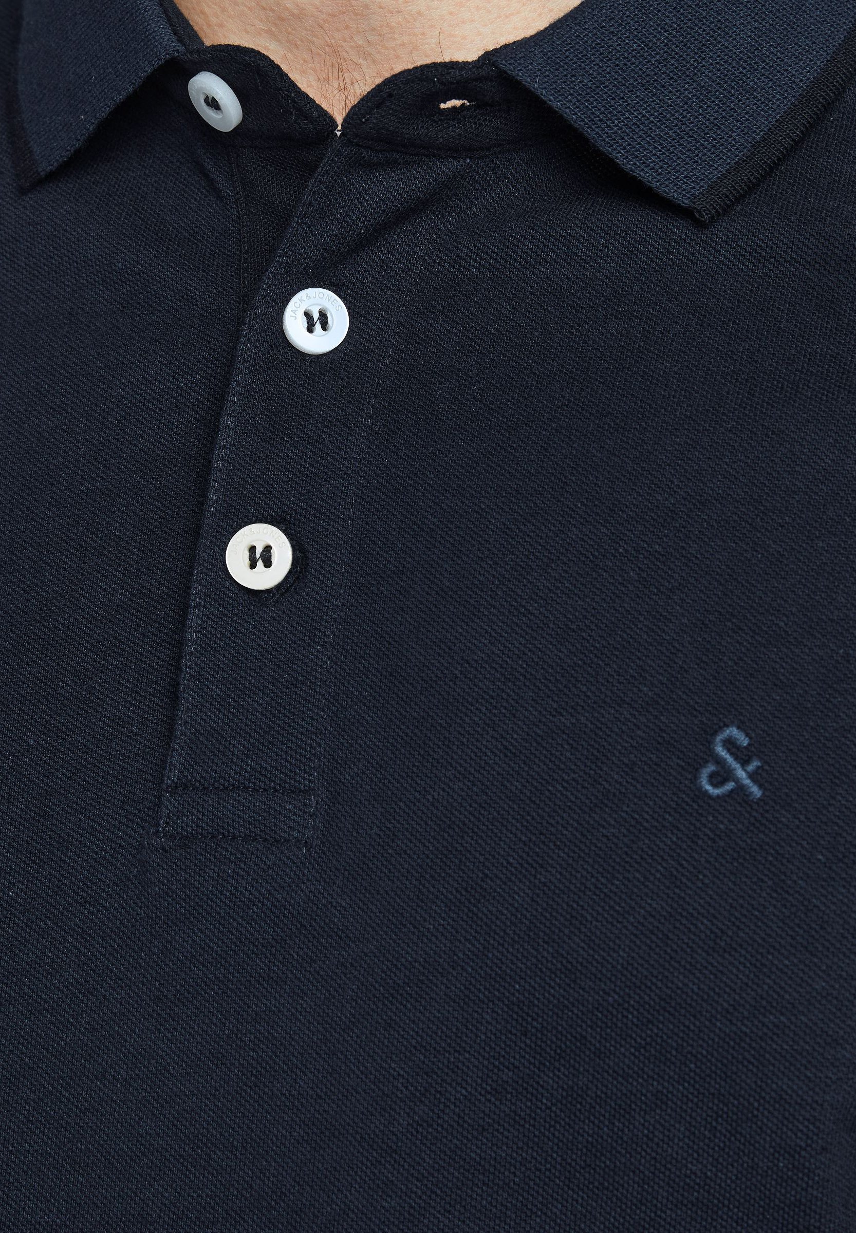 Jack & Jones JJEPAULOS SS NOOS - Polo shirt - dark navy