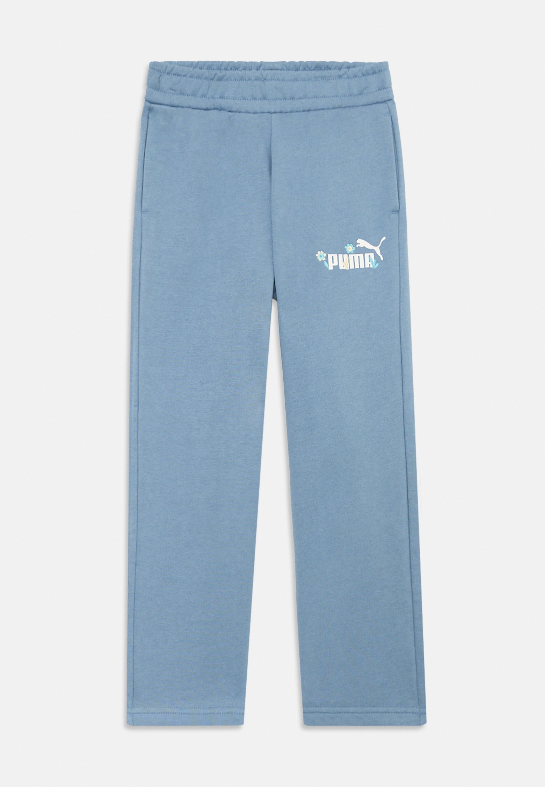 Pantaloni da tuta Puma NATURE LOGO STRAIGHT UNISEX - blu freddo
