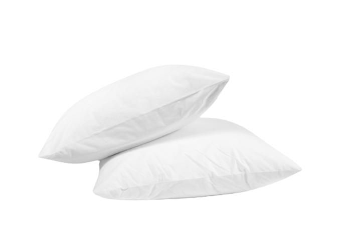 Juego de 2 almohadas - MORTREUX - 60x60 cm - Antitranspirantes - Suaves - Tejido de microfibra Top Cool