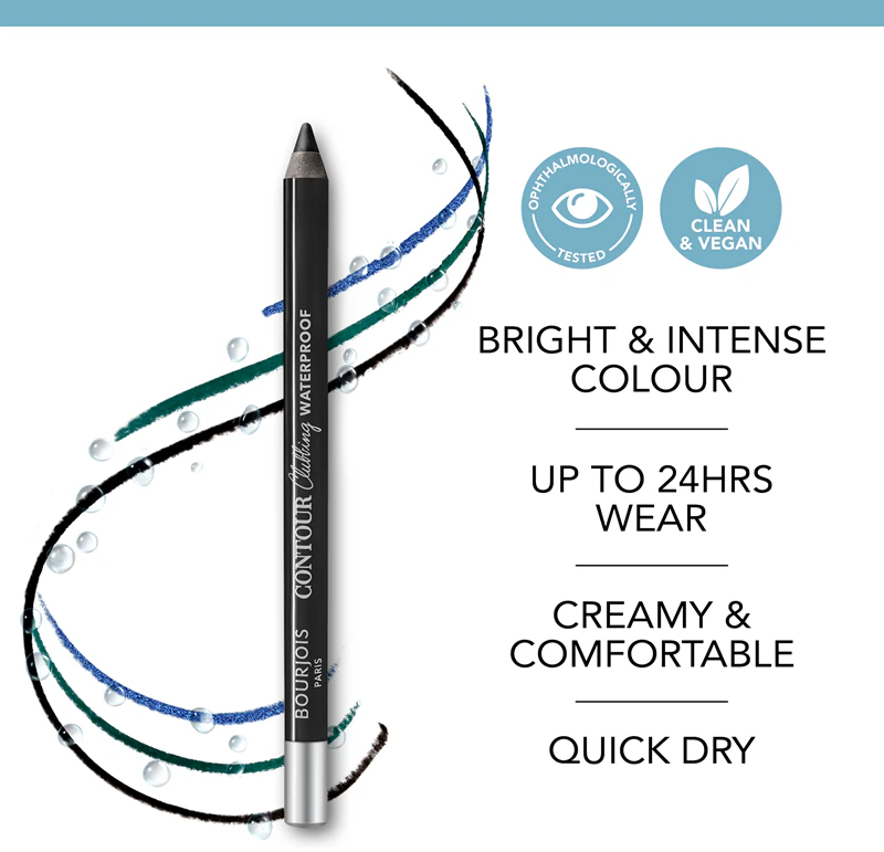 Lápis de olhos à prova d'água Bourjois Contour Clubbing