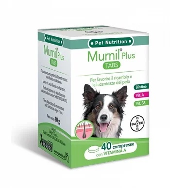 MURNIL Murnil Plus Comprimés Complément alimentaire pour poils de chien 40 comprimés