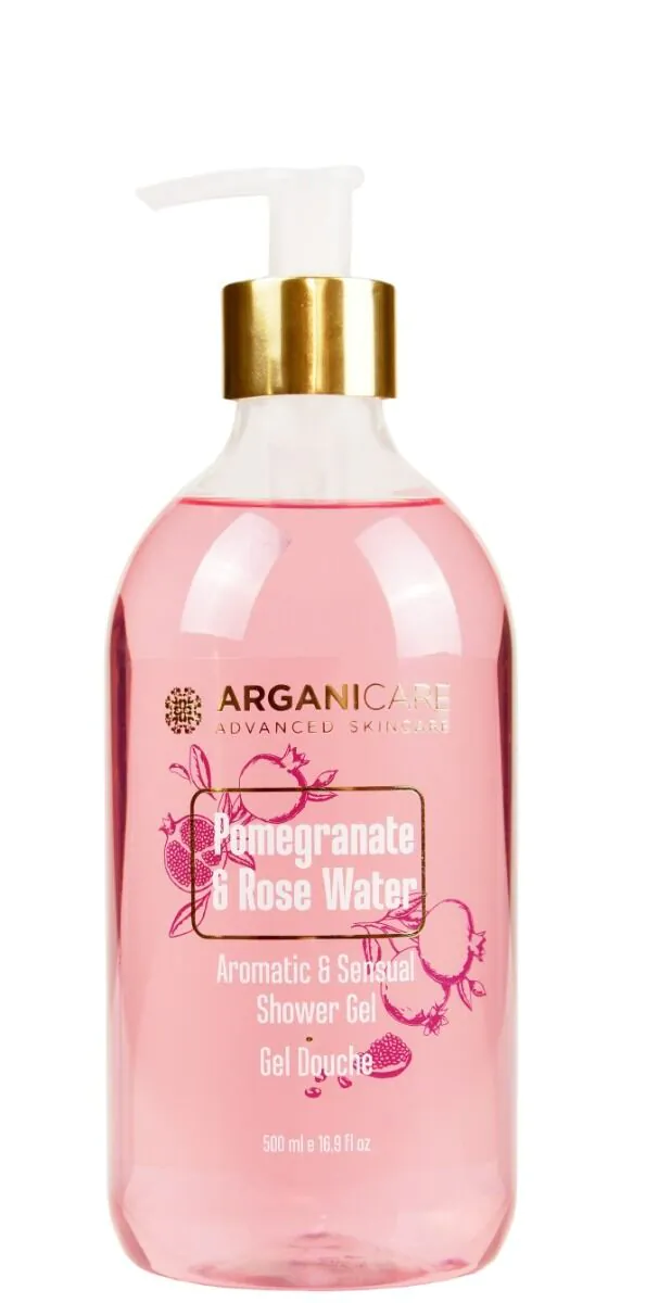 Arganicare Shower Gel Pomegrenade & Rose Water
