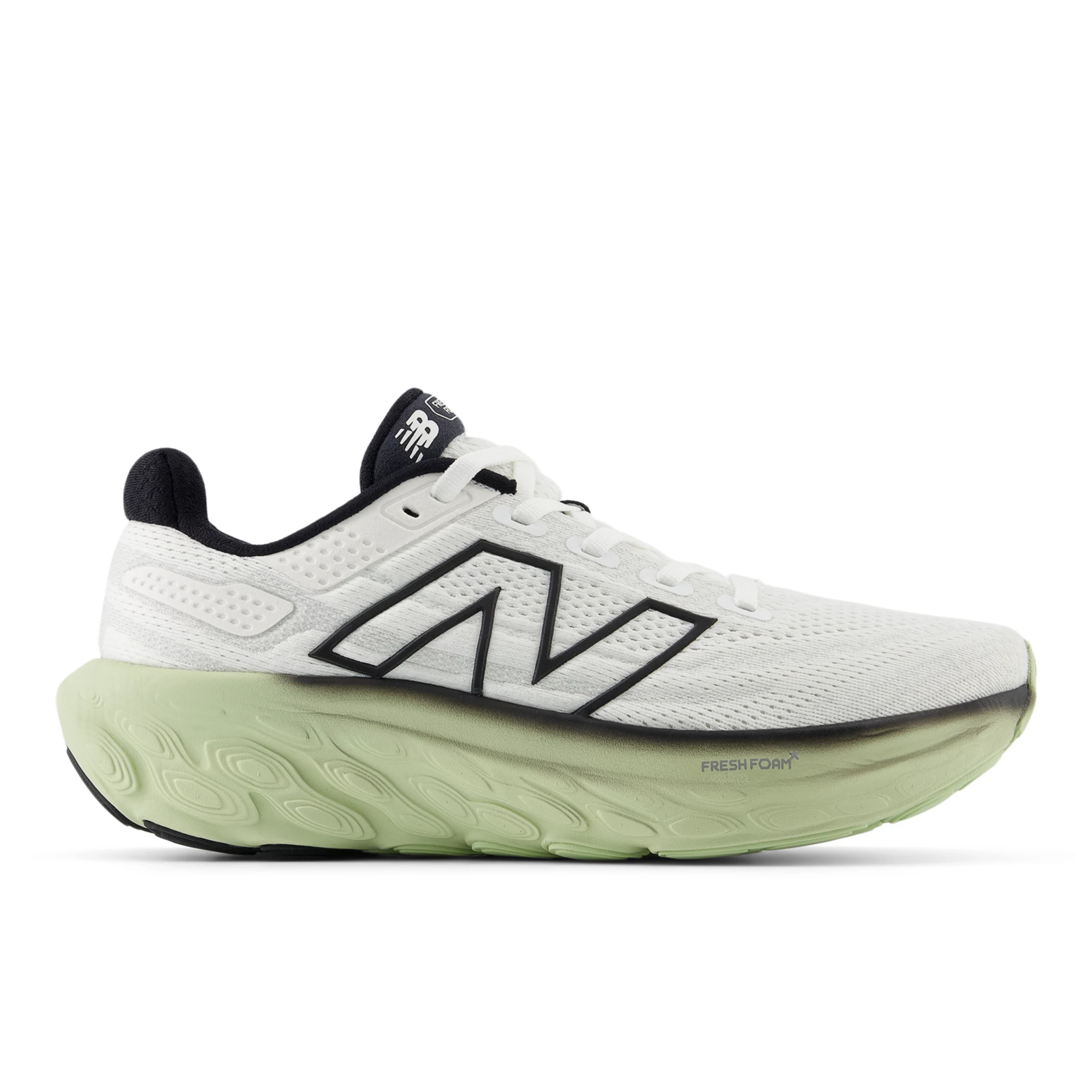Fresh Foam X 1080v13 White con lichen green