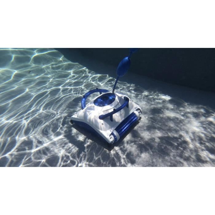 Robot eléctrico para piscinas Dolphin para la limpieza de suelos y paredes con carrito - Pool Up + Caddy