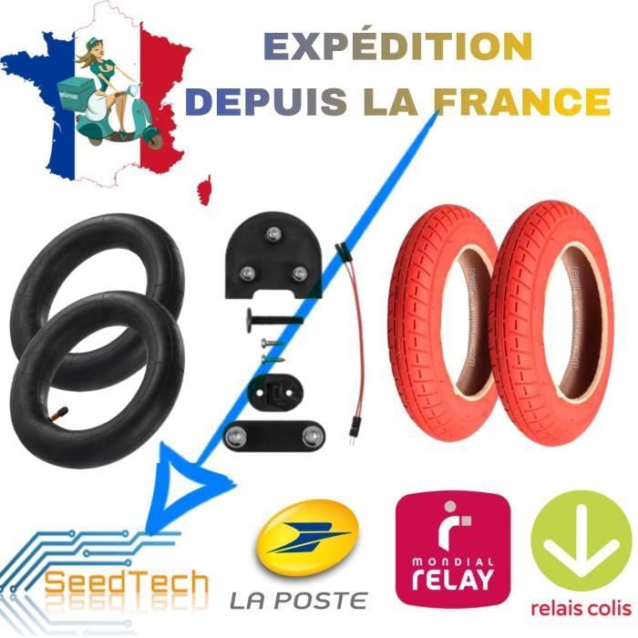 Kit para patinete eléctrico Xiaomi de 10 pulgadas, neumáticos Xiaomi de 10x2,0 pulgadas con cámaras. SEEDTECH EXPEDITION DESDE FRANCIA