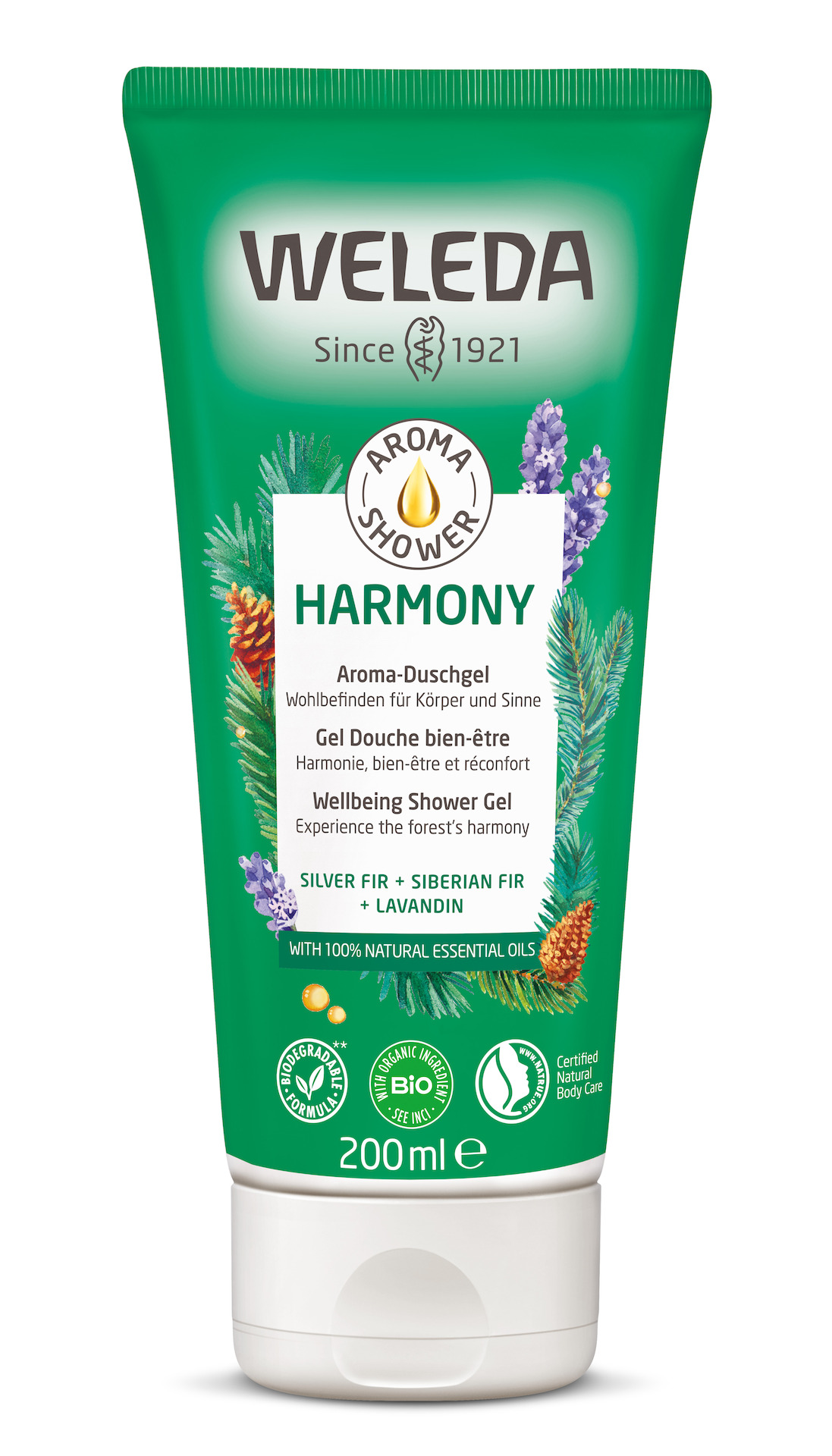 Aroma Shower Harmony gel za tuširanje 200 ml - Weleda