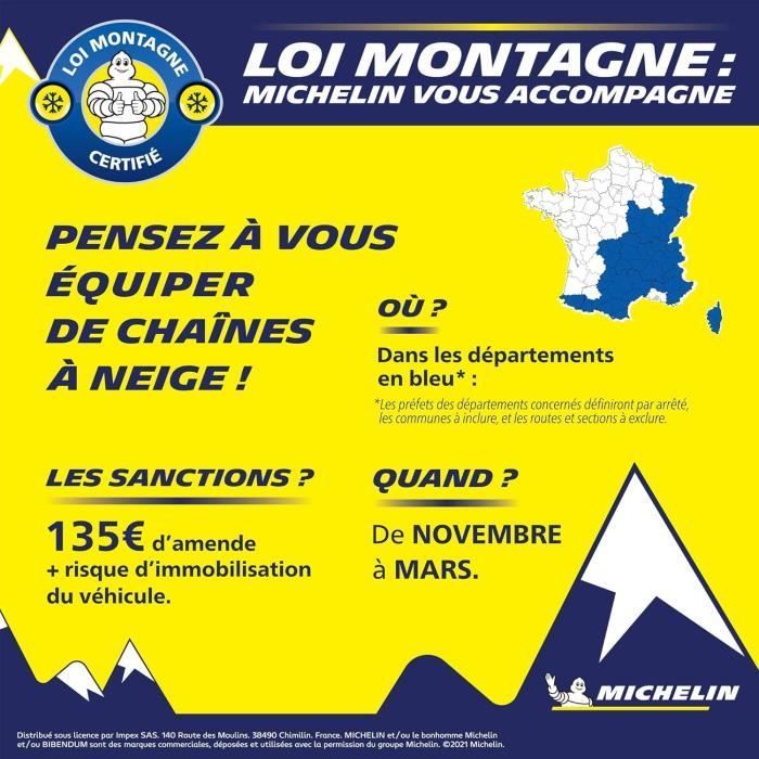 MICHELIN - Chaussettes à neige - S.O.S. GRIP® EVOLUTION 7