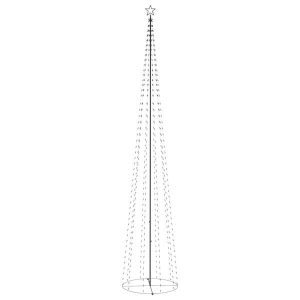 Ozdoba w kształcie choinki Niebieski 500 x 160 cm vidaXL