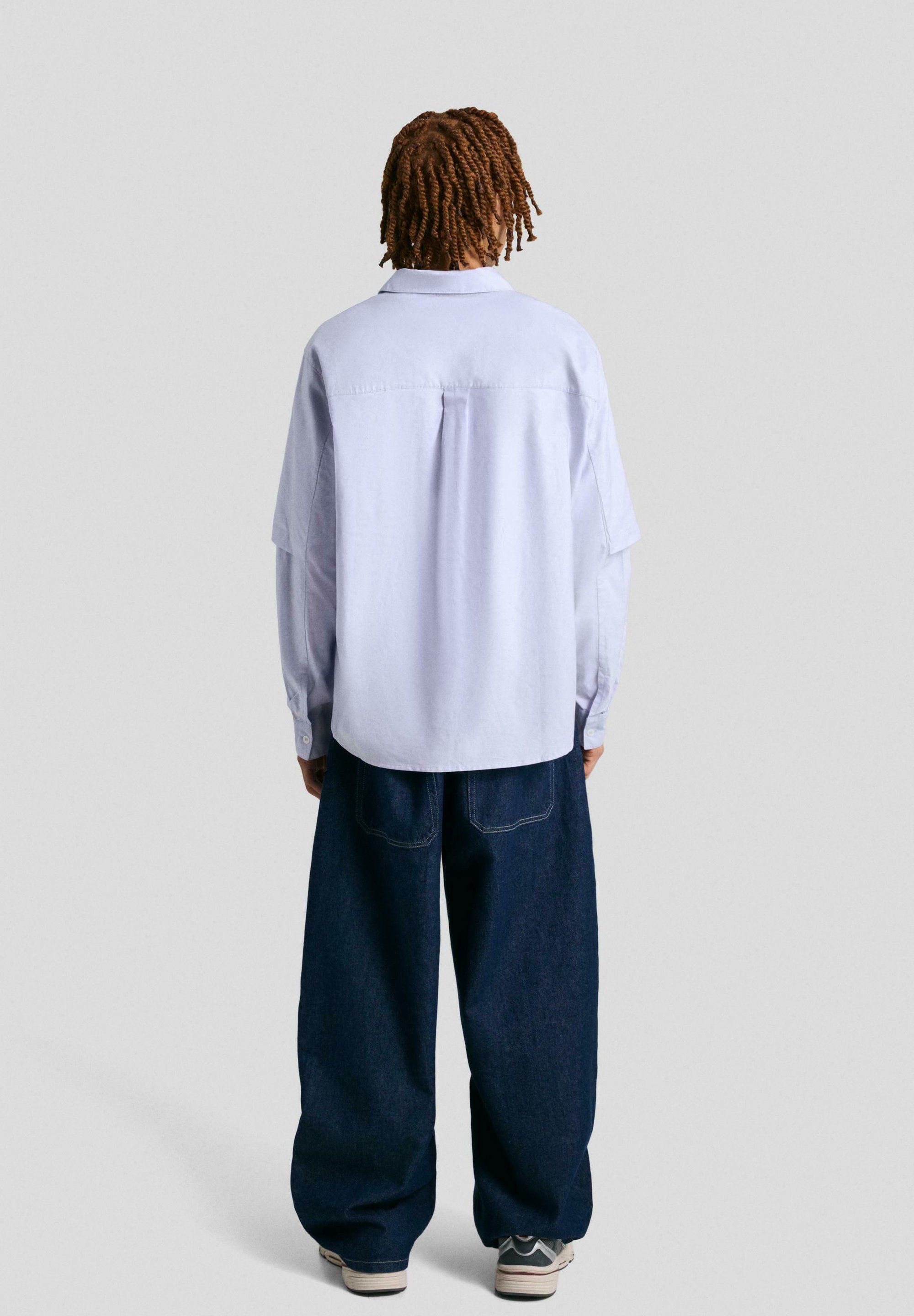 Camicia Bershka - azzurra