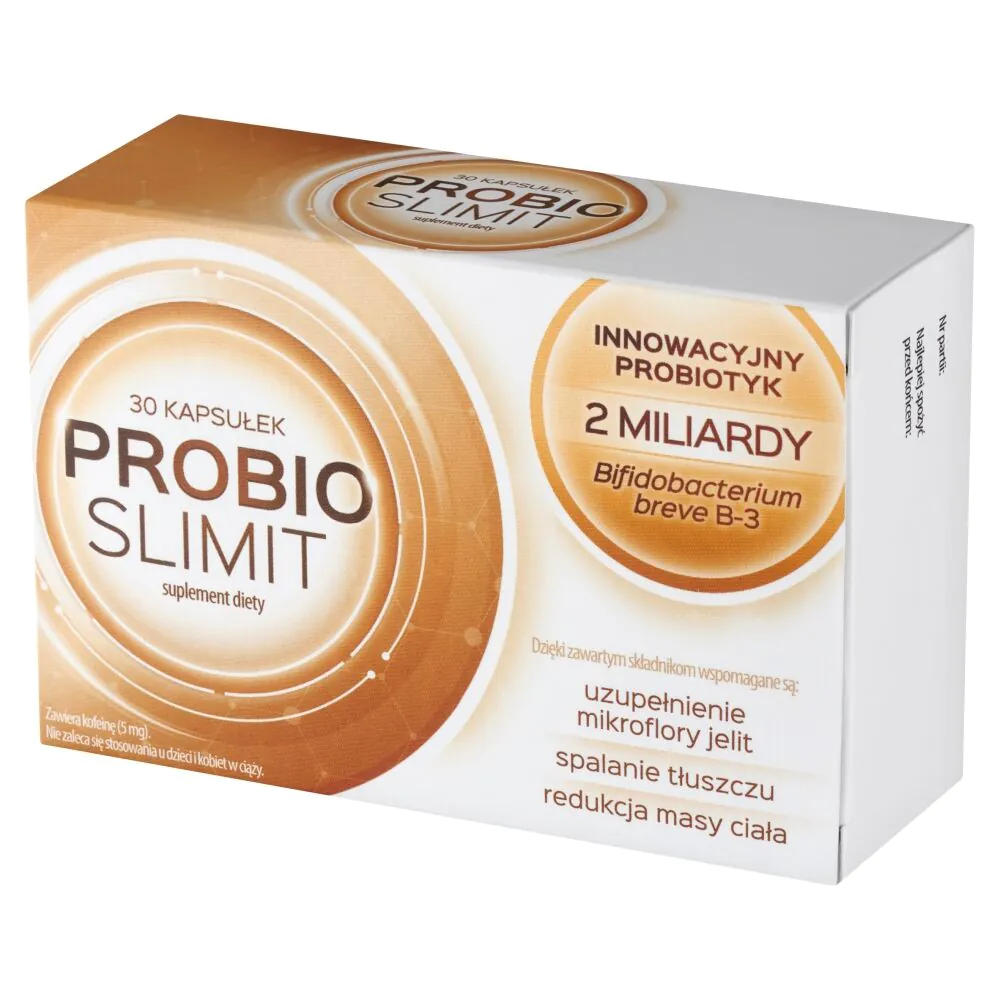 Probioslimit Preparat z probiotykiem wspomagający odchudzanie, Kapsułki