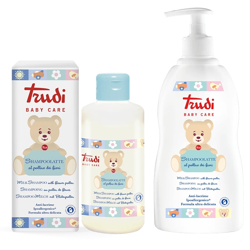 TRUDI BABY CARE Trudi Baby C shampoo 250 ml wast het haar op milde wijze.