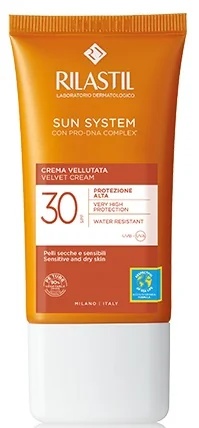 Rilastil Rilastil Sun Ppt 30 fluweelzachte crème 50 ml voor de gevoelige huid