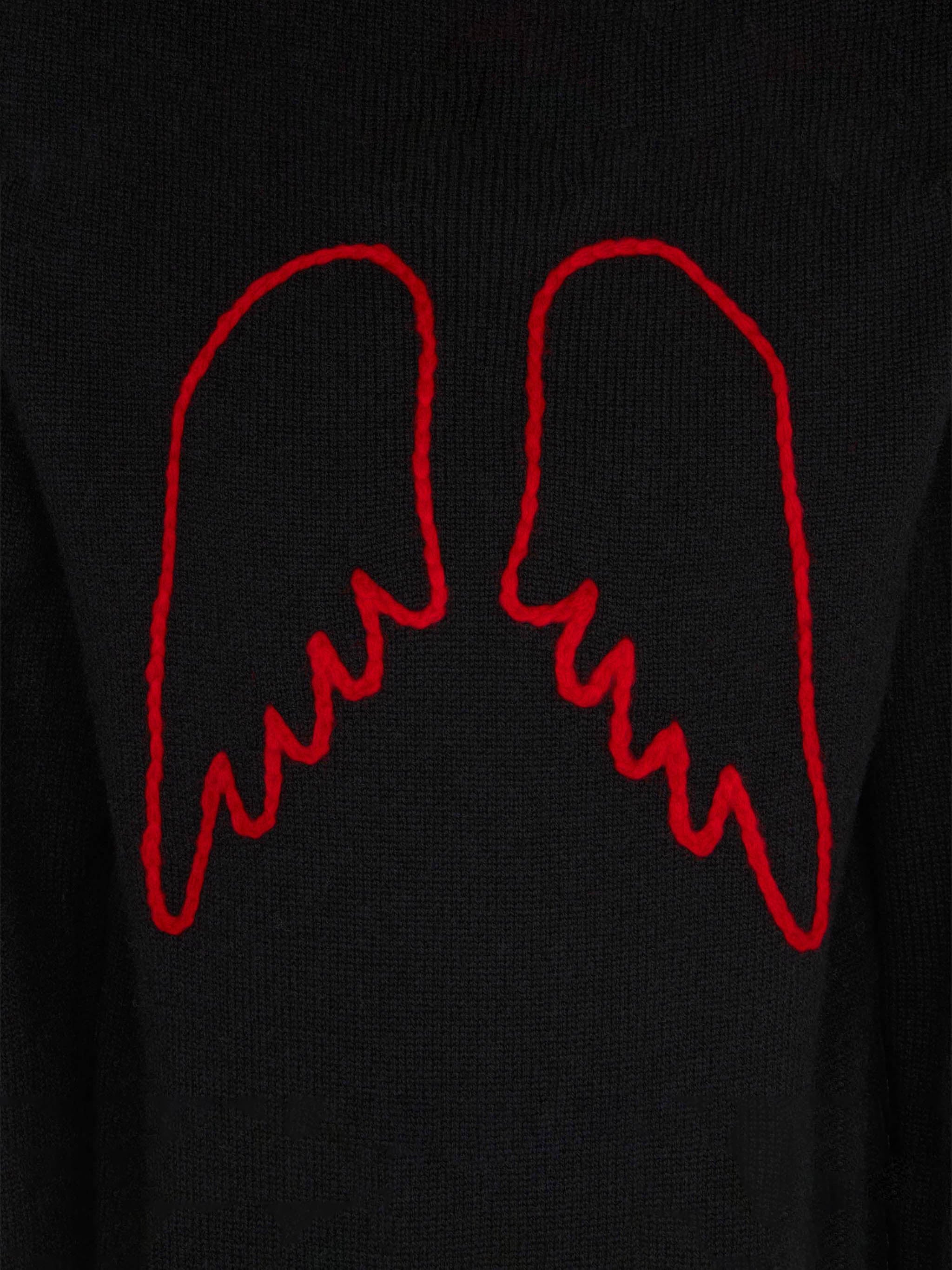 Kindertrui met Lucifer-borduurwerk