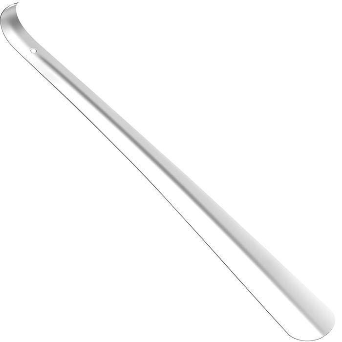 Chausse pied métal - 1 Pcs, Long 42cm manche ergonomique adulte senior - Argent Aucuneary