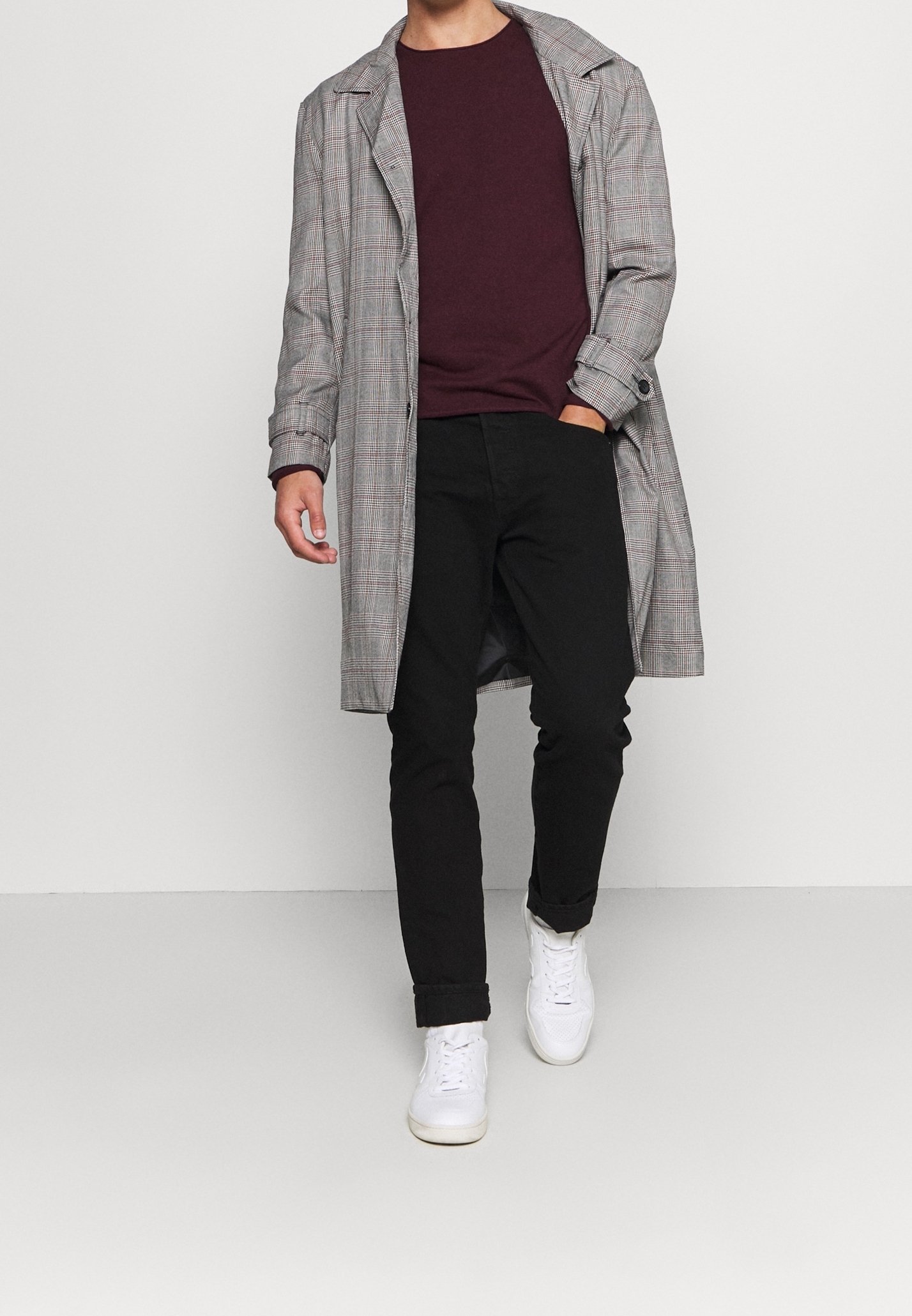Pull Selected Homme - bordeaux