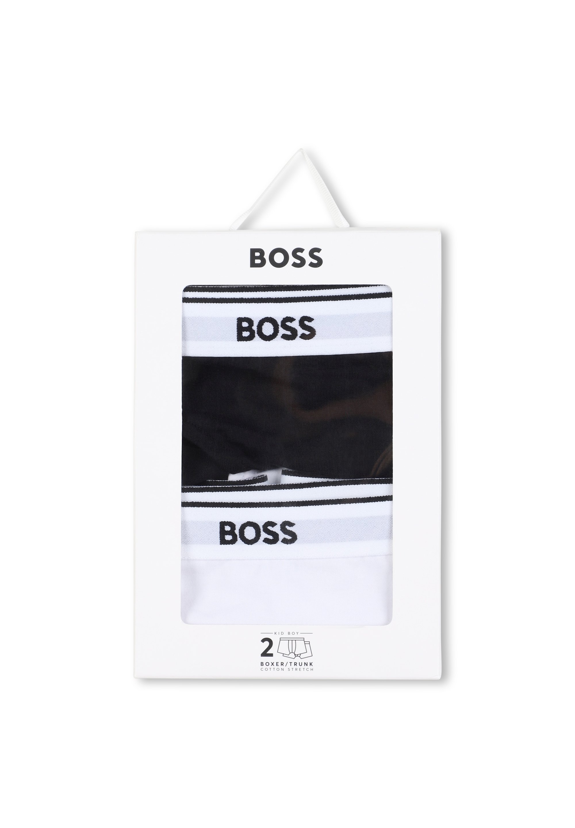 BOSS Kidswear - Confezione da 2 bustier - nero, bianco