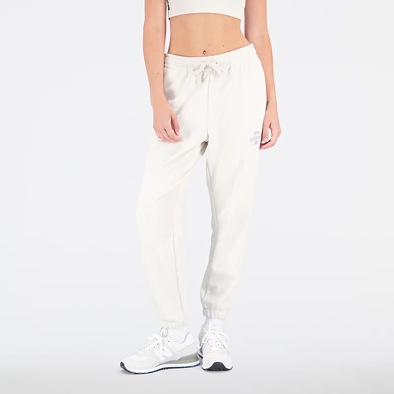Spodnie damskie Essentials Reimagined Archive French Terry Pant - MOONBEAM