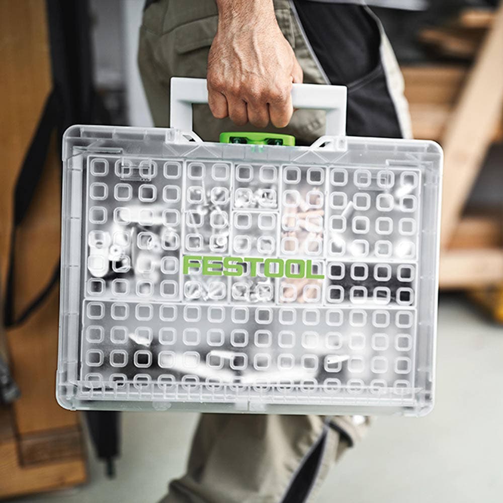 FESTOOL Systainer 3 -järjestelijä 89 mm x 396 mm, 22 lokeroa - keskikokoinen 204853